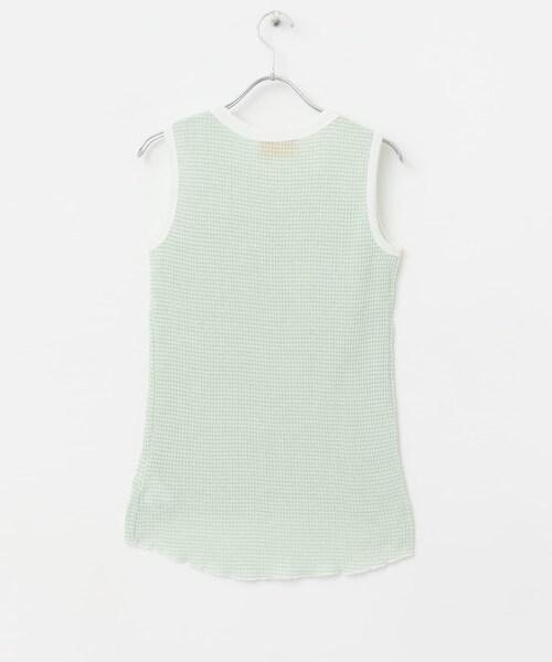 URBAN RESEARCH ROSSO（アーバンリサーチロッソ）の「CaRouseLamBRa　NO-SLEEVE PACK WHITE BORDER（タンクトップ・レディース・WHITEGREEN/WHITELATTE/WHITEGRAPE・OS）」の15枚目の写真