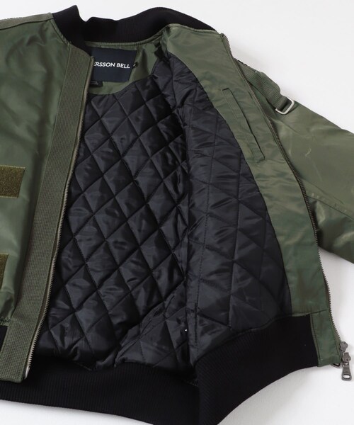 URBAN RESEARCH（アーバンリサーチ）の「Andersson Bell　F/L WASHED BOMBER JACKET（スタジャン・メンズ・KHAKI・M/L）」の6枚目の写真