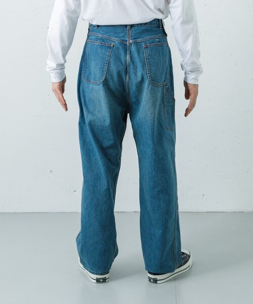 URBAN RESEARCH（アーバンリサーチ）の「CIOTA　DENIM PAINTER PANTS（デニムパンツ・メンズ・M BLUE・4/5/6）」の3枚目の写真