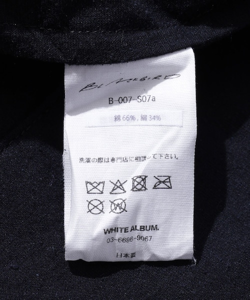 ADAM ET ROPE'(アダムエロペ)の「【BLACKBIRD/ブラックバード】toile shirt(その他アウター・メンズ・ブラック・0/1)」の12枚目の写真