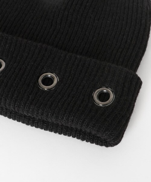 THE GOODLAND MARKET（ザグッドランドマーケット）の「neith.tokyo　Eyelet Beanie（ニットキャップ/ビーニー・レディース・Gray/Black・Free）」の5枚目の写真