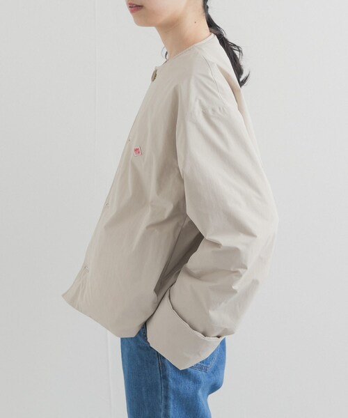 URBAN RESEARCH DOORS(アーバンリサーチドアーズ)の「DANTON COLLARLESS JACKET(その他アウター・レディース・DK.BLUE/IVORY/NAVY・36)」の7枚目の写真