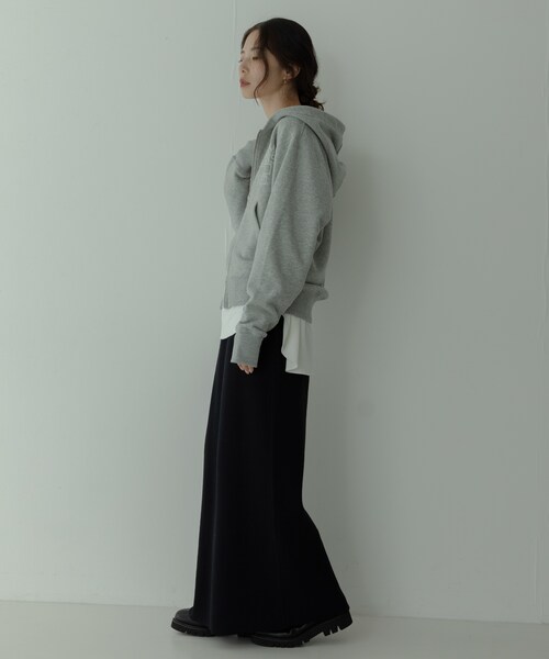 URBAN RESEARCH Sonny Label（アーバンリサーチサニーレーベル）の「『別注』Champion×Sonny Label　スウェットジップフーディー（パーカー・レディース・オフブラック/ヘザーグレー/オートミール・one）」の20枚目の写真