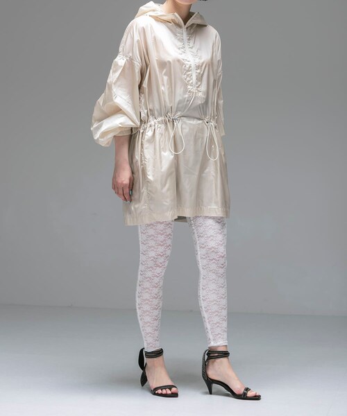 URBAN RESEARCH（アーバンリサーチ）の「ambiguous　Lace Long Leggings（レギンス/スパッツ・レディース・WHITE/BLACK・FREE）」の4枚目の写真