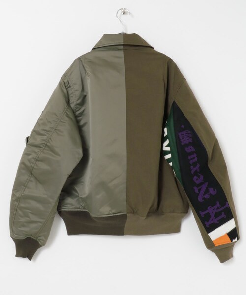 NEXUSVII. JUMBLED FLIGHT JACKET