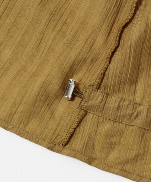 LAATO（ラート）の「drawstring shirts（シャツ/ブラウス・レディース・クリーム/コリアンダー・Free）」の6枚目の写真