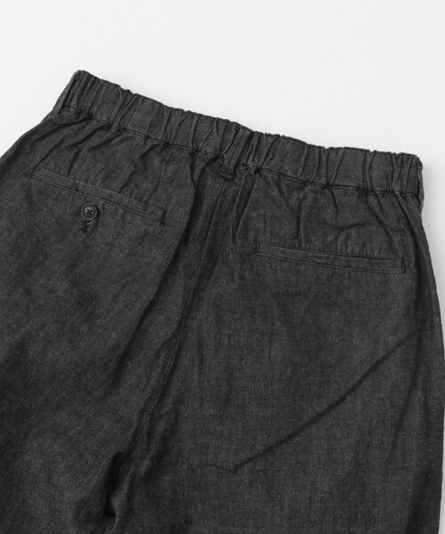 URBAN RESEARCH DOORS（アーバンリサーチドアーズ）の「リネンブレンドデニム イージートラウザー（デニムパンツ・メンズ・INDIGO/INDIGOUSED/BLACK/BLACK USED・M/L）」の13枚目の写真