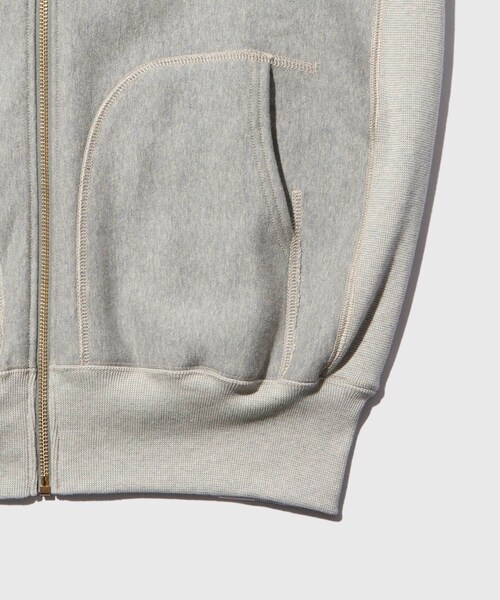 ADAM ET ROPE'(アダムエロペ)の「【BONCOURA/ボンクラ】フルZIPパーカー(パーカー・メンズ・ブラック/グレー・38/40)」の9枚目の写真