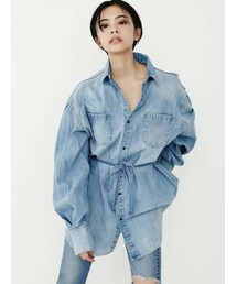 GYDA | ウエストマークBIGデニムシャツ(シャツ/ブラウス)