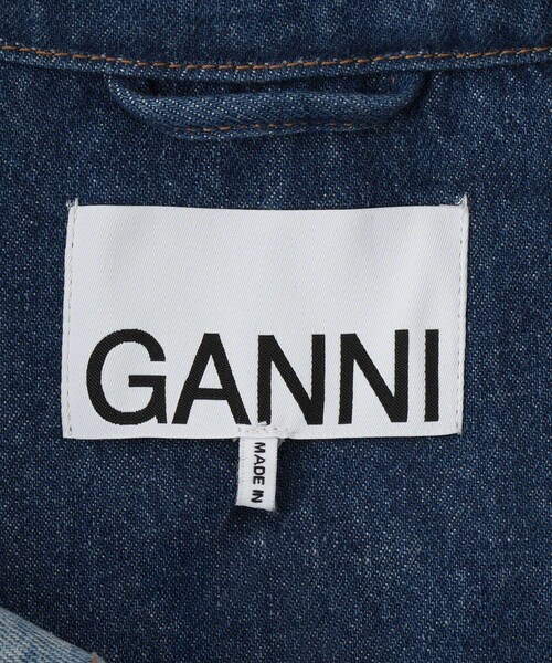 ADAM ET ROPE'(アダムエロペ)の「【GANNI(ガニー)】Patchwork Denim Short Jacket(デニムジャケット・レディース・ブルー・36)」の10枚目の写真