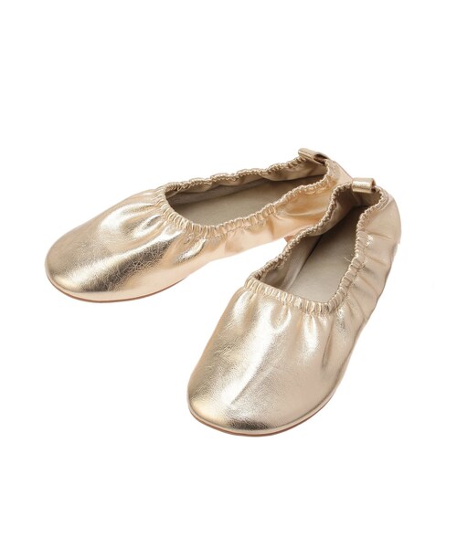 Ungrid（アングリッド）の「ギャザーフラットシューズ（その他シューズ・レディース・レッド/ゴールド・S/M/L）」の5枚目の写真