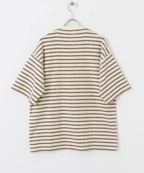 ITEMS URBANRESEARCH（アイテムズ アーバンリサーチ）の「ビンテージライク ボーダーTシャツ（Tシャツ/カットソー・メンズ・BEG/WHT/KHK・M/L）」の12枚目の写真