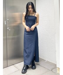 EVRIS | キャミタイトロングデニムワンピース(ワンピース)