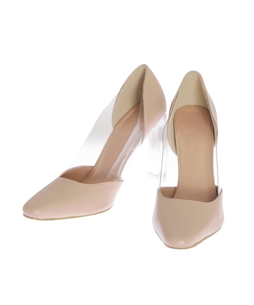 MERCURYDUO（マーキュリーデュオ）の「クリアヒールPVCブロッキングパンプス（パンプス・レディース・ベージュ/ブラック・38/36）」の22枚目の写真