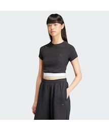 adidas | テープ ウエストバンド半袖Tシャツ(トップス)
