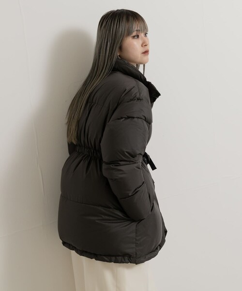 THE GOODLAND MARKET（ザグッドランドマーケット）の「KWD　MIDDLE DOWN JACKET（その他アウター・レディース・Black/White/Beige・FREE）」の9枚目の写真