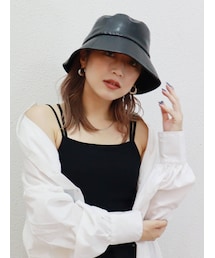 MURUA | フェイクレザーバケットハット(ハット)