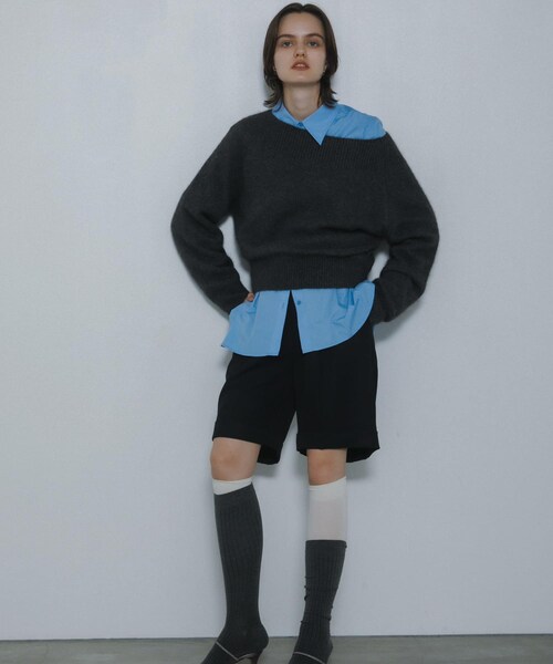 SENSE OF PLACE by URBAN RESEARCH（センスオブプレイスバイアーバンリサーチ）の「スリットスリーブルーズシャツ（シャツ/ブラウス・レディース・IVORY/L.BLUE/BLU×WHT/BRN×BEG・one）」の22枚目の写真