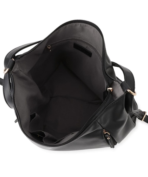 ROPE' PICNIC(ロペピクニック)の「2WAYリュック&ショルダーバッグ(ショルダーバッグ・レディース・ブラック/キナリ/ブラウン・F)」の6枚目の写真