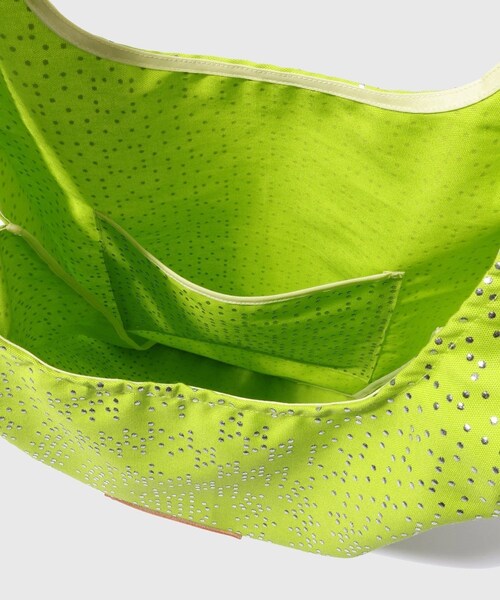 ADAM ET ROPE'(アダムエロペ)の「【HOLO MARKET/ホロマーケット】POCCHIRI Tote bag(トートバッグ・メンズ・ブラック/ホワイト系/ベージュ/ライトグリーン・F)」の10枚目の写真