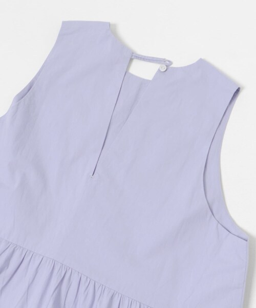THE GOODLAND MARKET（ザグッドランドマーケット）の「FANAKA　Poplin tiered dress（ワンピース・レディース・58BRN/BLACK/024BLU・FREE）」の19枚目の写真
