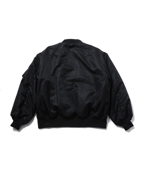 ADAM ET ROPE'（アダムエロペ）の「【ANOTHER OFFICE/アナザーオフィス】NEO MA-1 JACKET（MA-1・メンズ・ブラック/オリーブ・2/3）」の11枚目の写真