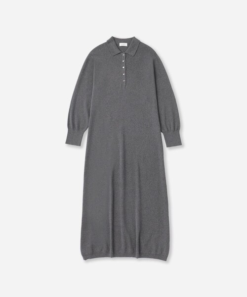 Saturdays NYC（サタデーズ ニューヨークシティ ）の「Martina Collared Dress  | WOMEN（ワンピース・レディース・ブラック/チャコール/ブラウン・M/S）」の8枚目の写真