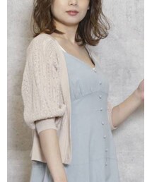dazzlin | ポップコーンクロシェ2WAYトップス(カーディガン/ボレロ)