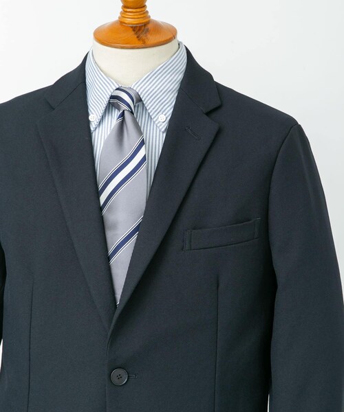 URBAN RESEARCH DOORS（アーバンリサーチドアーズ）の「LIFE STYLE TAILOR　マイクロバスケットストレッチジャケット（テーラードジャケット・メンズ・NAVY/BROWN・S/M/L/XL）」の13枚目の写真