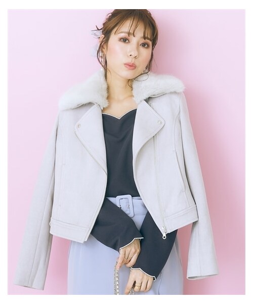 nissen（ニッセン）の「大きいサイズスカラップデザイントップスmarun（Tシャツ/カットソー・レディース・ピンク/ダークグレー/ベージュ・L/LL/3L/4L/5L/6L/8L/10L）」の3枚目の写真