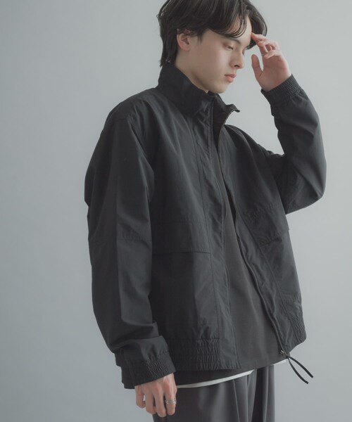 SENSE OF PLACE by URBAN RESEARCH(センスオブプレイスバイアーバンリサーチ)の「リップストップナイロンブルゾン(ブルゾン・メンズ・BLACK/BROWN/YELLOW・M/L)」の9枚目の写真