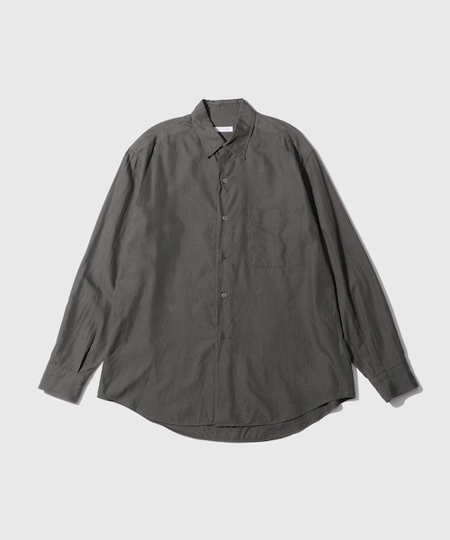 ADAM ET ROPE'(アダムエロペ)の「【KAPTAIN SUNSHINE/キャプテンサンシャイン】Regular Collar Shirt STRIPE(シャツ/ブラウス・メンズ・スミクロ/ダークブラウン・2/3/4)」の1枚目の写真