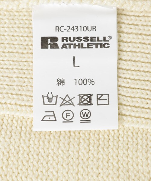 URBAN RESEARCH（アーバンリサーチ）の「『別注』RUSSELL ATHLETIC×UR　CREW NECK PULLOVER（ニット/セーター・メンズ・BLACK/IVORY・M/L）」の19枚目の写真