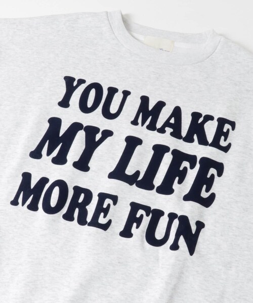 THE GOODLAND MARKET（ザグッドランドマーケット）の「TONY　You Make My Life More Fun Sweat（スウェット・メンズ・GRY/NVY/BLK・M/L）」の16枚目の写真