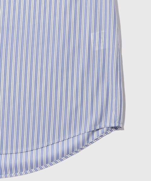 ADAM ET ROPE'(アダムエロペ)の「【KANEMASA PHIL./カネマサフィル】46G Stripe Modest Shirt(シャツ/ブラウス・メンズ・ブルー系・L/M)」の10枚目の写真