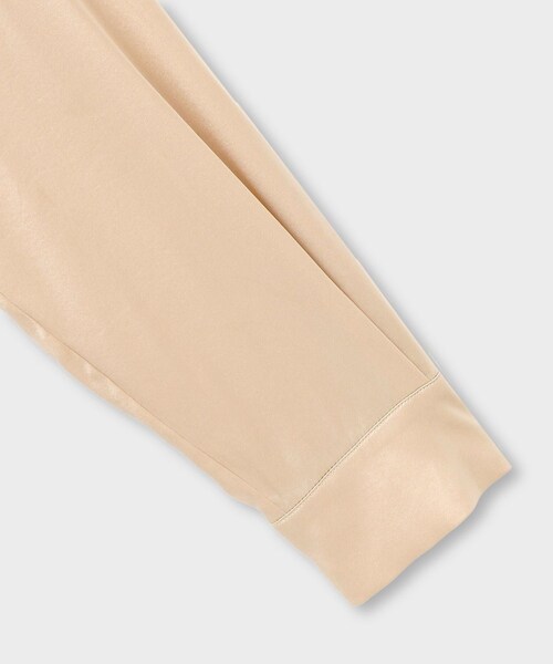 ROPE'（ロペ）の「GWIL SILK SATIN PANTS｜シルクサテンストレッチワンピース（シャツワンピース・レディース・ホワイト/ベージュ・F）」の9枚目の写真