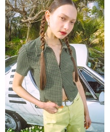 EMODA | コンパクトショートシャツトップ(シャツ/ブラウス)