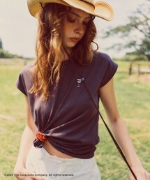 Coca Cola | 【Coca-Cola】VIS別注ロゴプリントフレンチTシャツ(Tシャツ/カットソー)