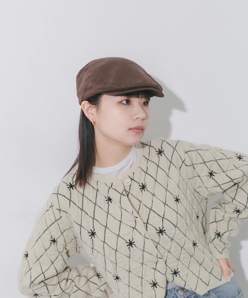 SMELLY（スメリー）の「ドロストハンチング（ハンチング/ベレー帽・レディース・BRN/BLK・-）」の20枚目の写真