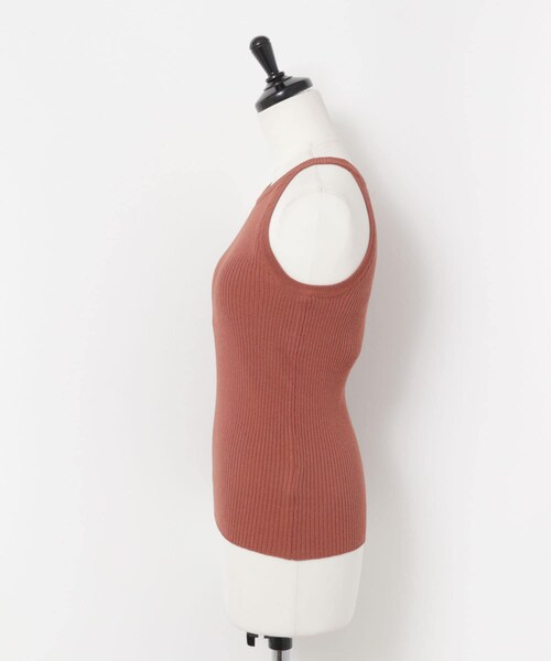 SENSE OF PLACE by URBAN RESEARCH（センスオブプレイスバイアーバンリサーチ）の「カップツキアメスリニットタンクトップ（タンクトップ・レディース・BRICK/IVORY/BLACK・One/one）」の22枚目の写真