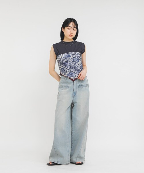 KBF（ケイビーエフ）の「シアーアソートスカーフ（バンダナ/スカーフ・レディース・KHAKI/BLUE/RED・One）」の18枚目の写真
