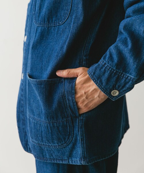 URBAN RESEARCH DOORS（アーバンリサーチドアーズ）の「Denim Chore Jacket（デニムジャケット・メンズ・INDIGO/ONE WASH・M/L/XL）」の13枚目の写真