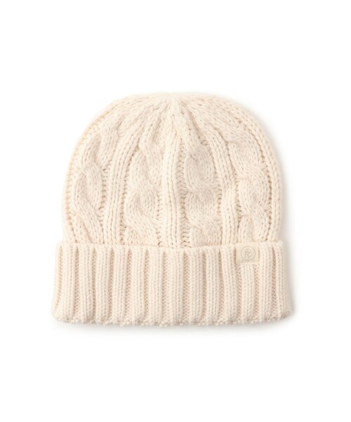 ROPE' PICNIC（ロペピクニック）の「ケーブルニットワッチ/リンクコーデ（ニットキャップ/ビーニー・レディース・スミクロ/キナリ/ピンク・F）」の13枚目の写真