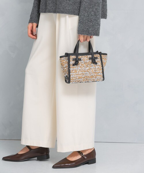 URBAN RESEARCH ROSSO（アーバンリサーチロッソ）の「GIANNI CHIARINI　MISS MARCELLA（ハンドバッグ・レディース・NERO/CAMEL・-）」の14枚目の写真
