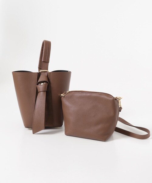 URBAN RESEARCH ROSSO（アーバンリサーチロッソ）の「AULENTTI　BAG（ハンドバッグ・レディース・BEIGE/NERO/BRUCIATO・-）」の13枚目の写真