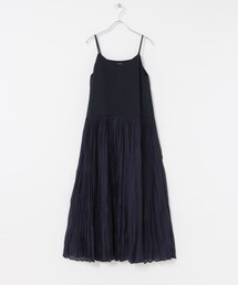 URBAN RESEARCH ROSSO WOMEN | プリーツドッキング2WAYキャミワンピース(ワンピース)