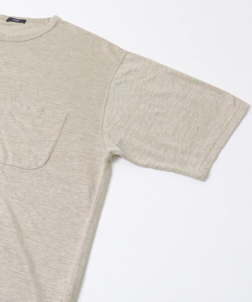 URBAN RESEARCH(アーバンリサーチ)の「『別注』YLEVE×URBAN RESEARCH LINEN POCKET T-SHIRTS(Tシャツ/カットソー・メンズ・BRIC/CHARCOAL/ECRU・4/5)」の10枚目の写真