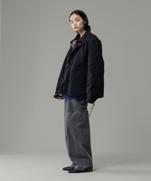 バブアー　アダムエロペ別注　トランスポート　リバーシブル　M 別注》【BARBOUR/バブアー】TRANSPORT リバーシブルブルゾン