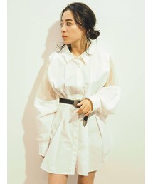 EVRIS | シアードッキングシャツ(シャツ/ブラウス)