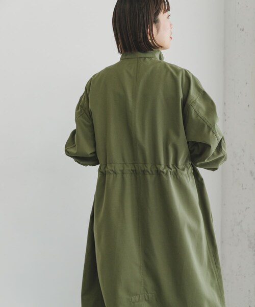 ITEMS URBANRESEARCH（アイテムズ アーバンリサーチ）の「モッズコート（モッズコート・レディース・KHK/BLK・FREE）」の13枚目の写真